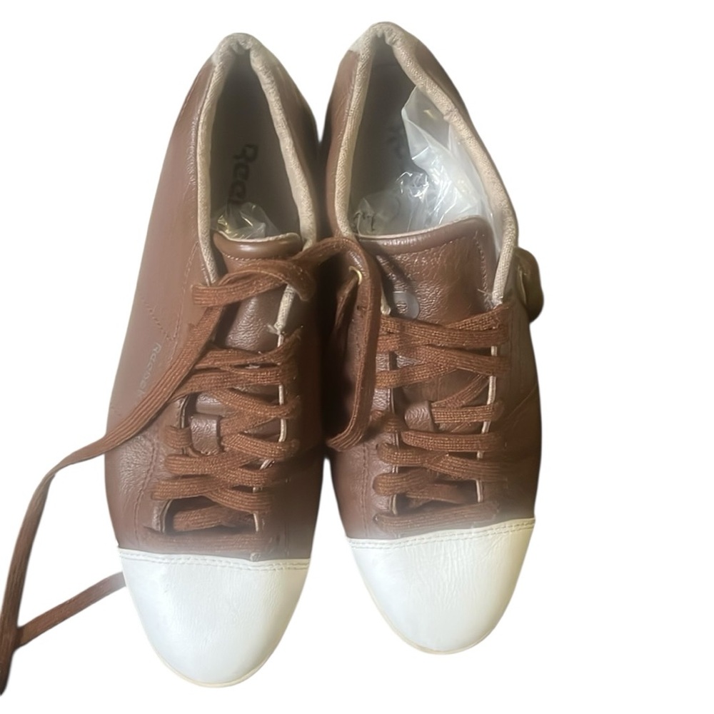 Reebok Women's Brown and White Sneakers